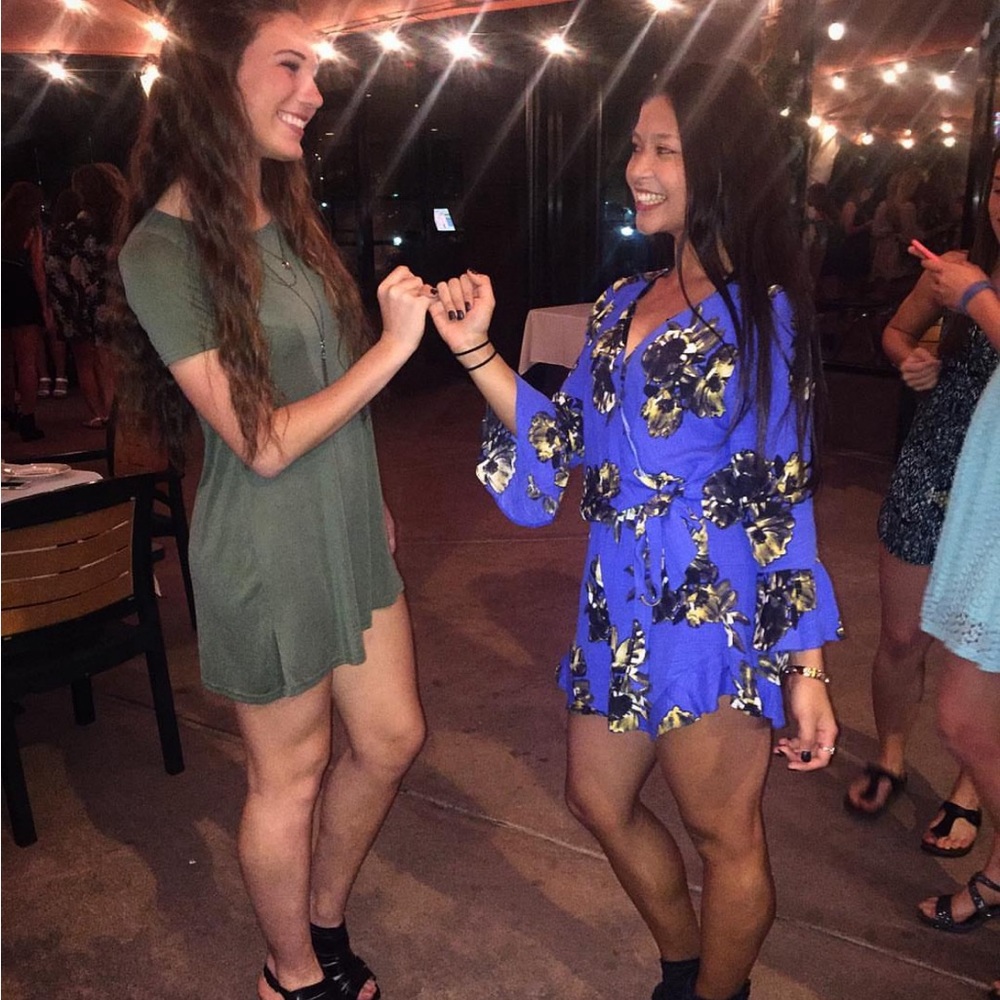Free people flower romper